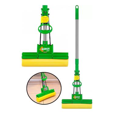 Imagem de Mop Rodo Sek + Bettanin Brilhus Com Cabo De Aço Extensor