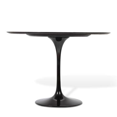 Imagem de Mesa de Jantar Tulipa Redonda 70cm Laqueada Preto