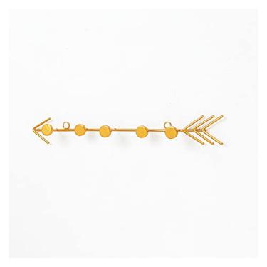 Imagem de Rack organizador de casacos, gancho decorativo simples, criativo, metal, nórdico, decoração de parede, quarto, varanda, banheiro, prático, pendurar na parede, gancho traseiro, chapéu, guarda-chuva