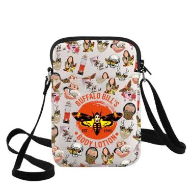 Imagem de G2TUP Hannibal Movie Bolsa tiracolo Clarice Fans Gift Buffalo Bill's Est.1991. Loção corporal Bolsa de ombro Hannibal Merch, Est.1991. Body Cb