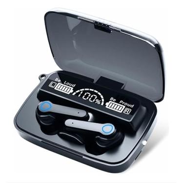 Imagem de Fones de Ouvido Bluetooth sem Fio, Display LED Digital, Carregamento por Case, Controles Touch, Preto