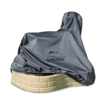 Imagem de Sobana Capa Para Mesa De Água Infantil Piscina Com Bomba E Respingos Discovery Pond, À Prova D'Água, Poeira, Anti-Uv, Áreas Externas, Sensorial (Somente Capa, Cinza)