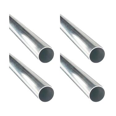 Imagem de Tubo redondo de alumínio 4 cm x 3,5 cm x 20 cm de comprimento, 4 peças 40 mm x 35 mm x 200 mm OD x ID x C 6063 tubo redondo de alumínio 40 mm diâmetro externo espessura da parede 2,5 mm (Kwweeoo)