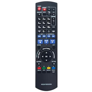 Imagem de Controle remoto de substituição N2QAYB000508 aplicável para leitor de Blu-ray Panasonic DMP-BDT350 DMP-BDT300 DMP-BD601 DMP-BD605 DMP-BD80 DMP-BD60 DMP-BD70V DMP-BD601K DMP-BD70VK DMP-BD88 0K DMP-BD