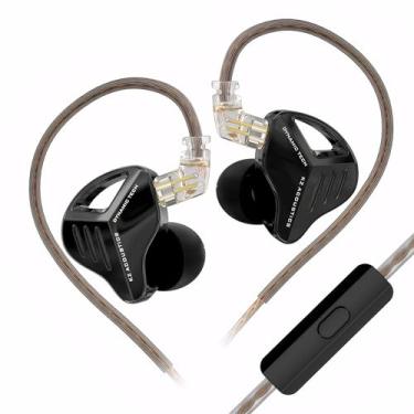 Imagem de Fones de ouvido intra-auriculares dinâmicos KZ ZVX Pro - Fones de ouvido de alta qualidade de som, fones de ouvido de monitoramento de alta fidelidade para música, cabo substituível de 2 pinos de 0,75