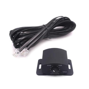 Imagem de Amplificador de 6 pinos botão de controle de graves para subwoofer botão de controle remoto de ajuste de volume para alto-falantes de áudio de carro