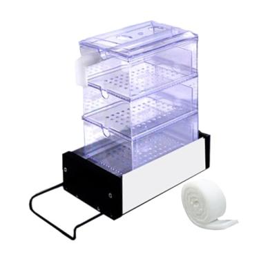 Imagem de Ｂｅｓｇａ Caixa de transbordamento para de filtragem de aquário Multi camadas silencioso tanque de peixe silencioso Filtro de tubo de transbordamento de, 3 Caixas