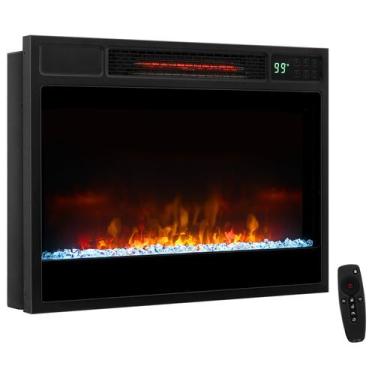 Imagem de Inserção de lareira elétrica COSTWAY de 23 polegadas 1500W com control