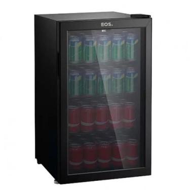 Imagem de Frigobar Expositor EOS 124L Eco Gelo Porta de Vidro EEV120, Preto, 110