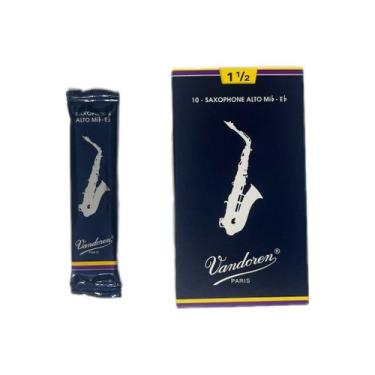 Imagem de Palheta Saxofone Alto N1.5 Vandoren Tradicional