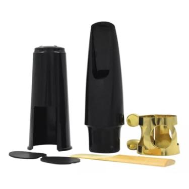 Imagem de Boquilha Sax Alto Kit Com Palheta Protetor Abraçadeira