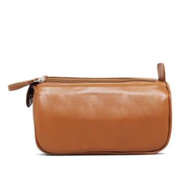 Imagem de Necessaire De Couro Modelo Montana - Relicário (Caramelo)