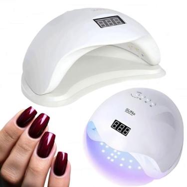 Imagem de Cabine Led UV Sun5 Digital 48w Unhas Gel Acrigel, Branca Bivolt 110v/2