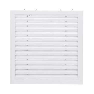 Imagem de Tampa de ventilação de liga de alumínio 300 x 300 mm grelha 45° lâmina inclinada tampa de ventilação sala de estar