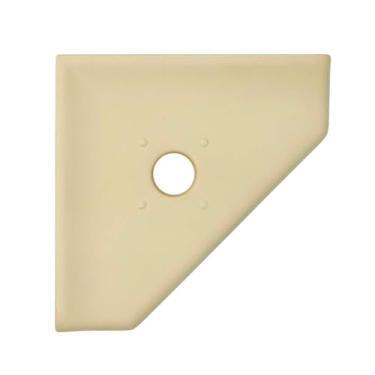 Imagem de Questech Saboneteira decorativa de chuveiro, prateleira de chuveiro de canto de 12,7 cm para chuveiro interno - Organizador de chuveiro retrofit para paredes de azulejo, suporte de sabão de canto,