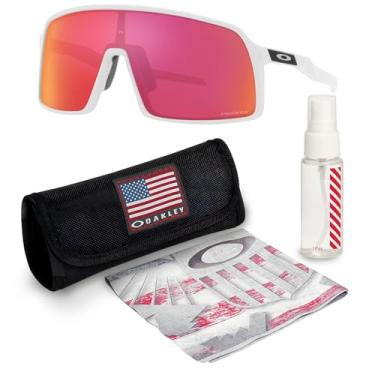 Imagem de OAKLEY Óculos de sol SUTRO OO9406 Armação branca polida com lentes PRIZM FIELD com kit oficial de óculos