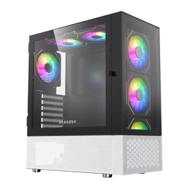 Imagem de Gabinete Gamer Acegeek Mirage Glass | Mid-Tower | Lateral de Vidro | Preto | AG-MIRAGE-GLASS-BK
