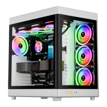 Imagem de Gabinete Gamer Aquário Gamdias Neso P1W - Vidro Temperado - Design Modular - E-ATX - Branco