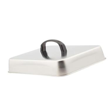 Imagem de Bothyi Tampa para grelha Cooking Dome em aço inoxidável 304 para cozinhar alimentos no vapor, para bifes, hambúrgueres e churrascos comerciais, 26x20x5cm