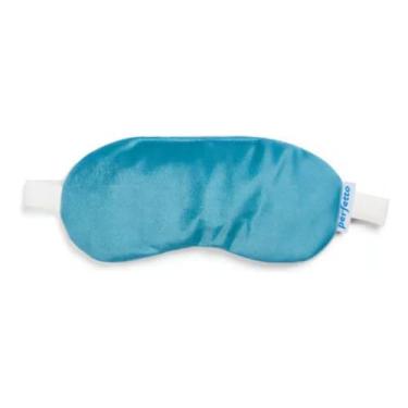 Imagem de Máscara Térmica para Olhos com Sementes, Azul Turquesa