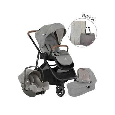Imagem de Carrinho De Bebê Travel System Trio Versatrax E Pebble Cinza + Brinde Exclusivo - Joie