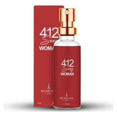 Imagem de Perfume feminino de bolsa 412 Sexy woman 15ml - Moments Paris