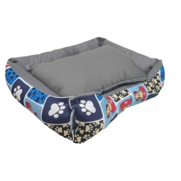 Imagem de Cama Caminha Pet Para Cachorro Ou Gato Media E Grande Porte Ipermeavel e Lavável com Ziper. (06,M 60cm x 50cm)