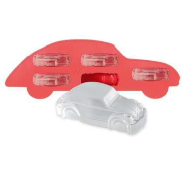Imagem de BRISA Coleção VW – Molde de cubo de gelo VW Beetle, molde de cozimento, máquina de cubos de gelo feito de silicone