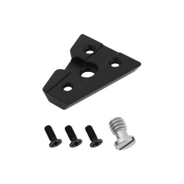 Imagem de SG Store Placa base triangular de montagem de bateria de câmera em forma de V com parafusos de montagem compatível com placa de bateria F970