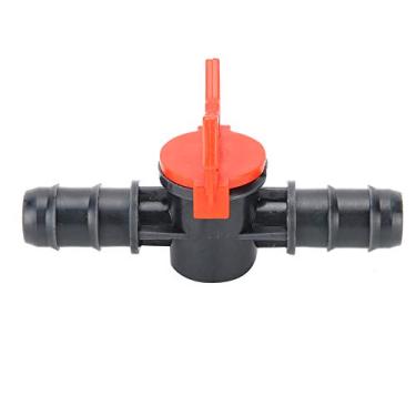 Imagem de Phefop Válvula Reguladora que Flui de água Fluxo Ajustável 2pcs Controlador de água para Aquários Ferramenta Prática Plástico Vermelho Preto Preto (14mm)