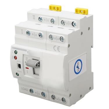 Imagem de Dual Power Transfer Automatic Switch 4P Transferência de transferência Chave de transferência 32a para controle de alimentação de emergência de comutação rápi confiável para uso