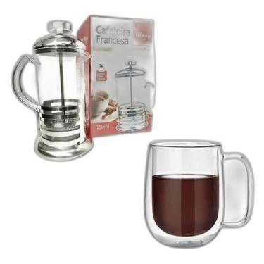 Imagem de Cafeteira Francesa Prensa 350ml - Café e Chá  Marca Wincy - Kadê