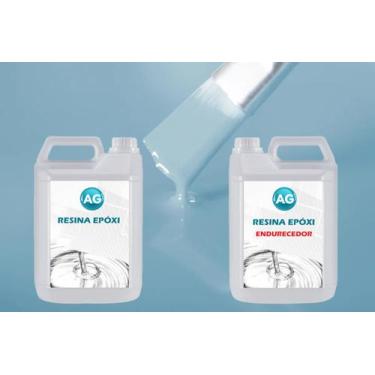 Imagem de Resina Epóxi 1KG + Cor sólida Azul Pastel - RAL5024 AG - Resinas ag