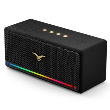 Imagem de Caixa de Som Bluetooth Portátil com Pico de 80W, Caixinha Sem Fio IP67 d'Água com Luz RGB, Som com Graves Potentes, Bateria 12h, TWS, Mic embutido, Entradas USB/AUX/TF — Ideal para Casa, Festa e Praia