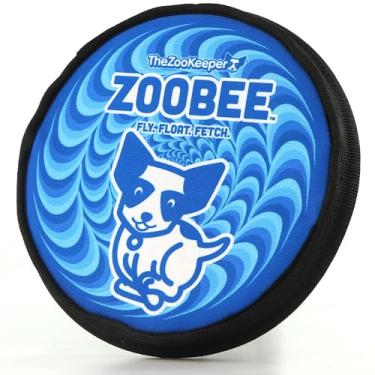 Imagem de Brinquedo para cães ZooBee Flying Disc – Cores amigáveis à visão canina – Frisbee macio e durável para brincar ao ar livre, busca na água e diversão na piscina – seguro para os dentes – brinquedo