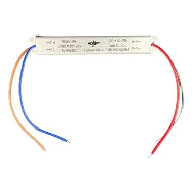 Imagem de Fonte Alimentação Driver Slim 3a 36w 12v Biv Fita Led Perfil