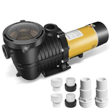 Imagem de YOUZAQUA Bomba De Piscina 1,5 Hp, 115 Vca, Duas Velocidades, Com Eficiência Energética, Para Piscinas Enterradas Ou Acima Do Solo, Motor Autoescorvante 5400 Gph Adaptadores 1,25" E 1,5" 2,0"