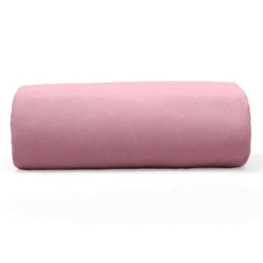 Imagem de Lençol Buettner Queen Malha 100% Algodão Basic Liso Com Elástico Rose Blush