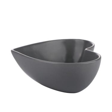 Imagem de Bowl L'Hermitage Lovely Coração Porcelana 580ml - Cinza 
