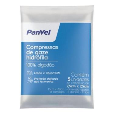 Imagem de Compressa Gaze Panvel Com 5 Unidades