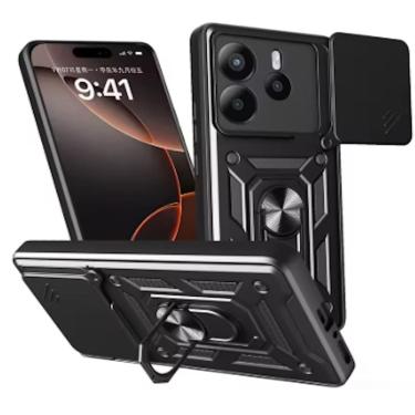 Imagem de Capa Capinha Armadura C/ Proteção da Camera Suporte Anel 360 Para Reedmi Note 14 4G 5G
