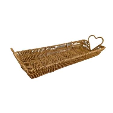 Imagem de Bandeja De Plástico Alça Coração 37x14x4,5cm