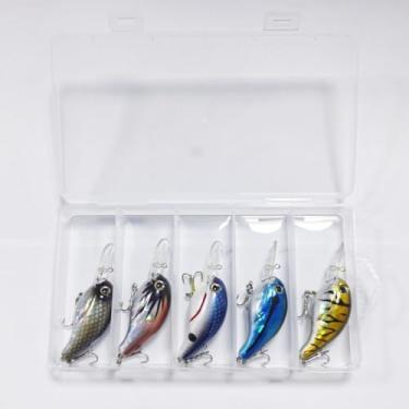 Imagem de SEASKY Isca de manivela 7,6 cm 8,5 g Lipless VIB ABS Shad Lure Kit de 5 peças (KIT 2)