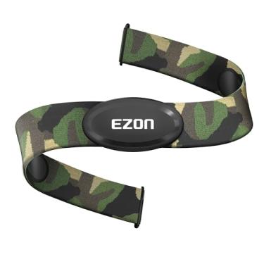 Imagem de EZON C009Pro Pulseira peitoral para monitor de frequência cardíaca com ANT+/Bluetooth, à prova d'água 3ATM, design ajustável para corrida, ciclismo, academia, compatível com aplicativos Polar/Strava