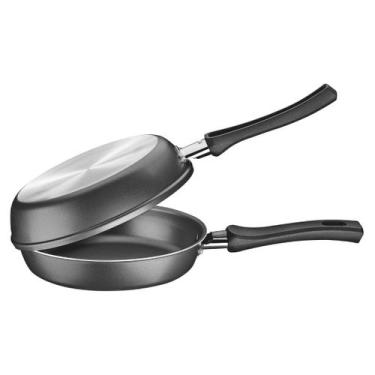 Imagem de Omeleteira Napoli Tramontina 20 cm em Alumínio com Revestimento Antiad