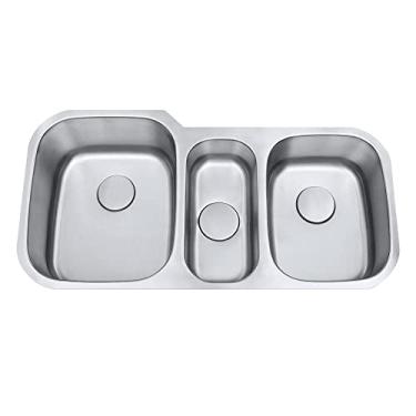 Imagem de Cuba de cozinha aço inox 1mm escovado, Arell, 98,4x52,7x22,8cm, ARE-C301