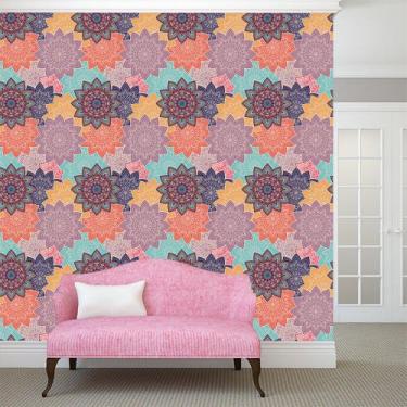 Imagem de Papel de Parede Adesivo - Mandalas - 307ppd - Allodi