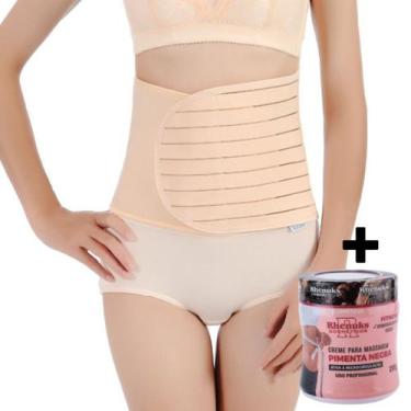 Imagem de Cinta Pós Parto Para Cesaria Cesariana Plus Size+Creme - RecoveryBelt,
