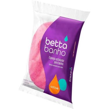 Imagem de Kit c/ 3 Bettanin Esponja Active Esfoliante Com Fibra
