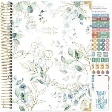 Imagem de HARDCOVER bloom daily planners 2024-2025 (21,6 cm x 28 cm) Agenda do ano acadêmico (julho de 2024 a julho de 2025) - Organizador de paixão/objetivos - Livro de agenda inspiradora mensal e semanal -